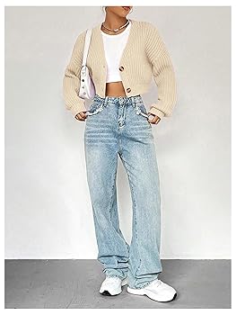 V12 レディースSTAR ELBOW RG KNIT Ribbed Cropped Sweater – VOZ Apparel